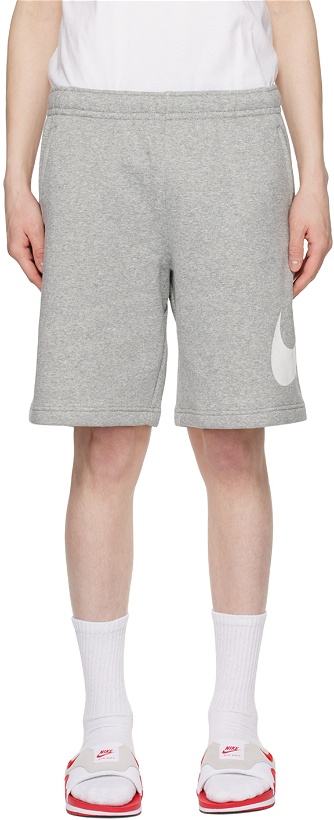 Photo: Nike Gray Sportswear Club Shorts
