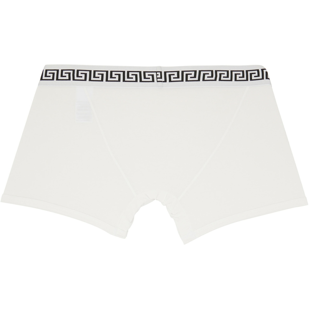 Versace Two-Pack White & Black Jersey Boxer Briefs