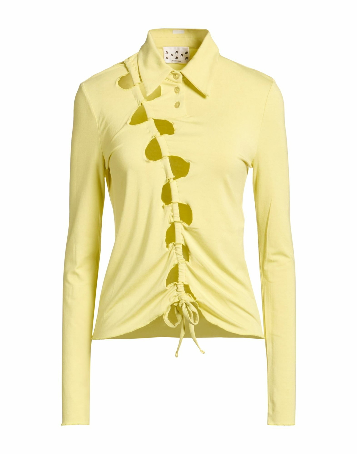 Avavav Womens Polo shirt Lime in Green
