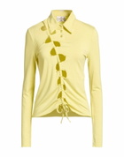 Avavav Womens Polo shirt Lime in Green