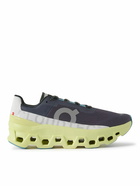 ON - Cloudmonster Rubber-Trimmed Mesh Running Sneakers - Blue