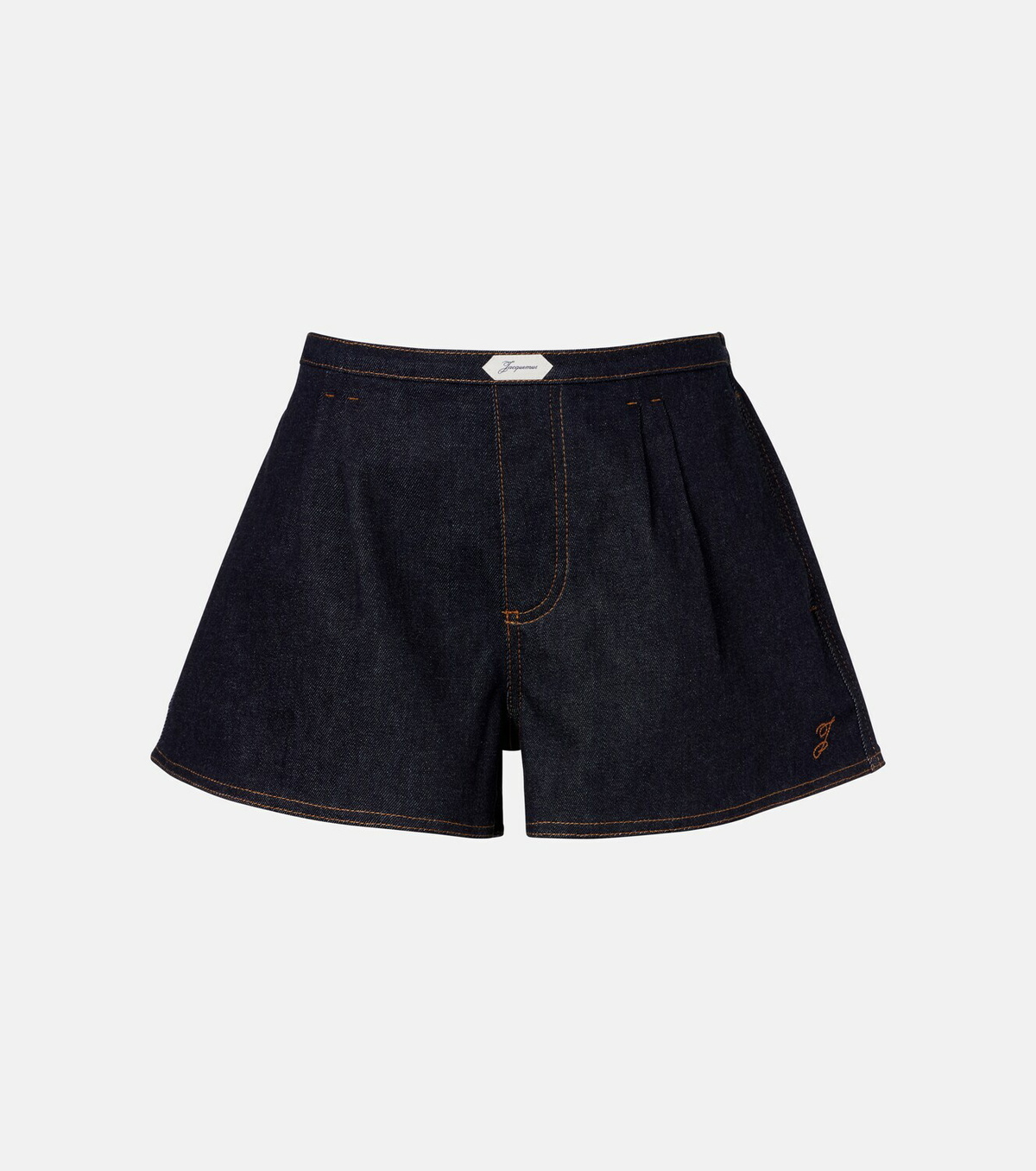 Jacquemus Logo denim shorts