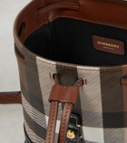Burberry Micro checked canvas backpack