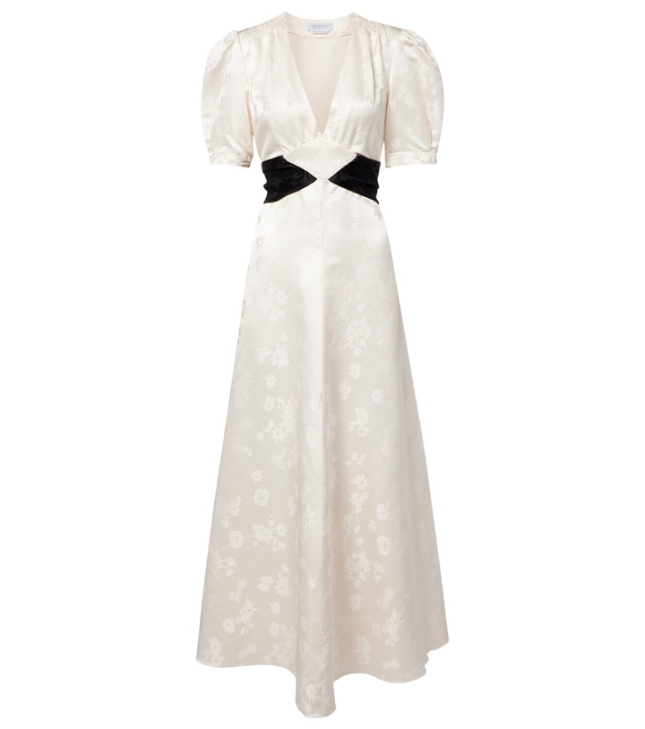 Photo: Gabriela Hearst Larkin floral silk midi dress