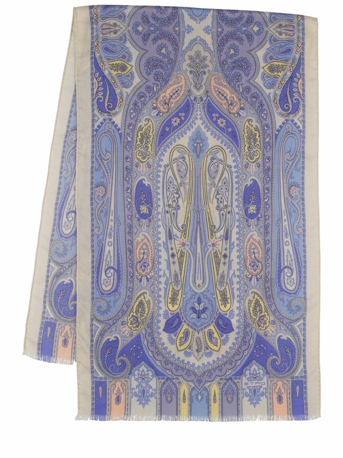 ETRO - Paisley Print Cashmere & Silk Scarf Etro