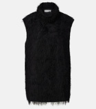 The Frankie Shop Lancy fringed minidress