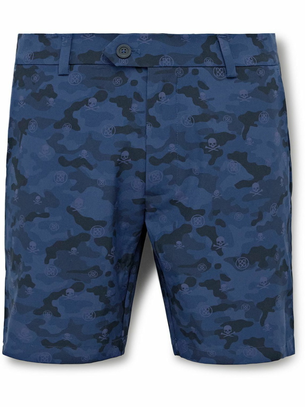 Photo: G/FORE - Maverick Hybrid Straight-Leg Camouflage-Print Stretch-Shell Golf Shorts - Blue