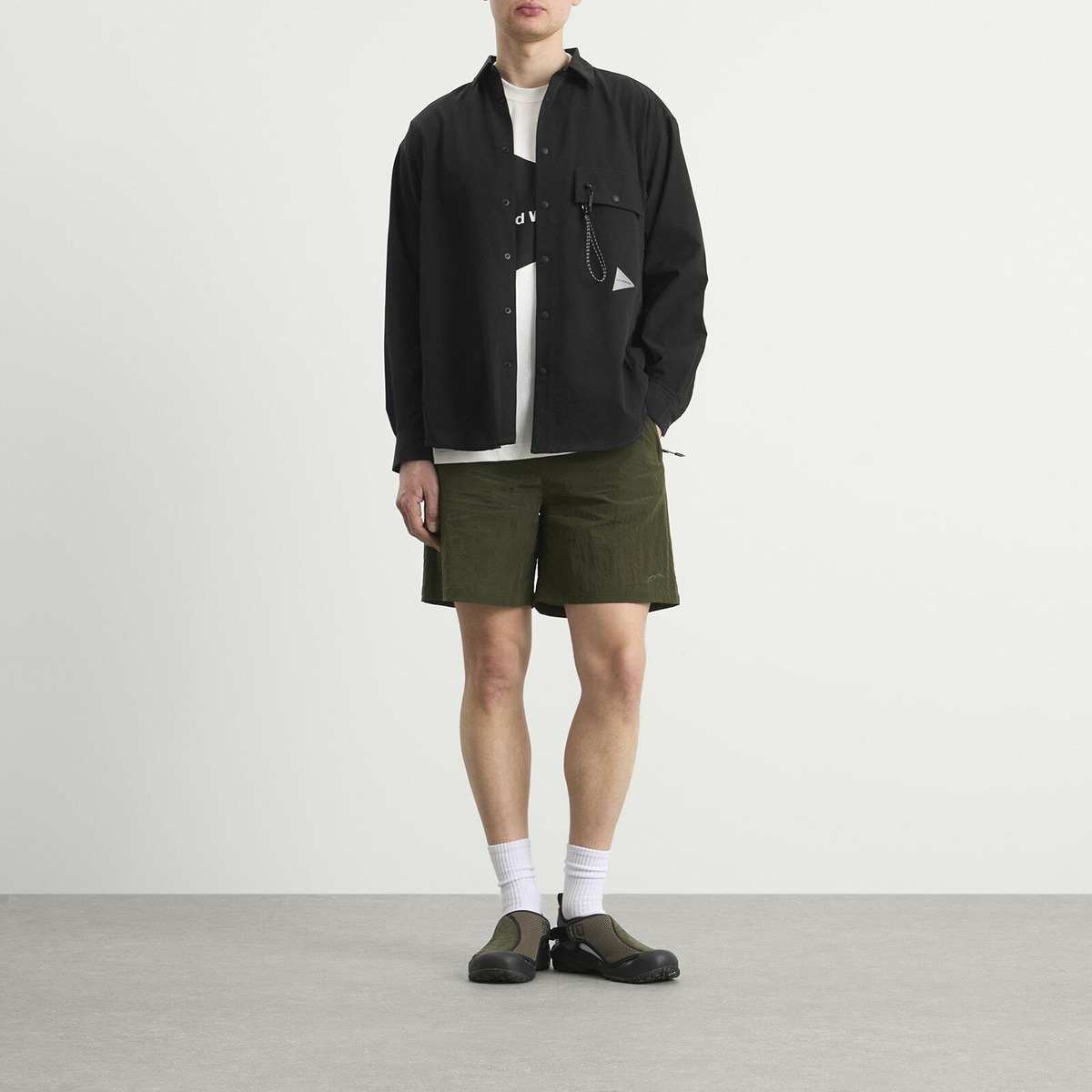 and wander Men's Dry Breathable Shirt in Black