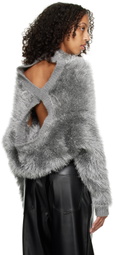 Sia Arnika Gray Rib Cardigan