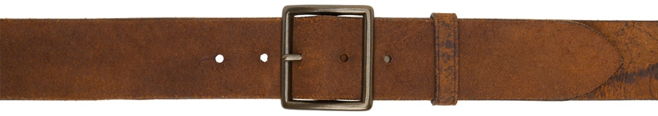 Photo: RRL Tan Distressed Leather Belt
