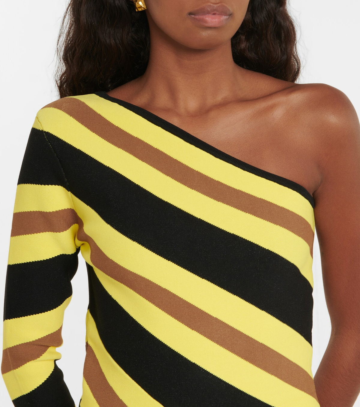 JW Anderson - One-shoulder striped minidress JW Anderson JW Anderson - One-shoulder striped minidress JW Anderson