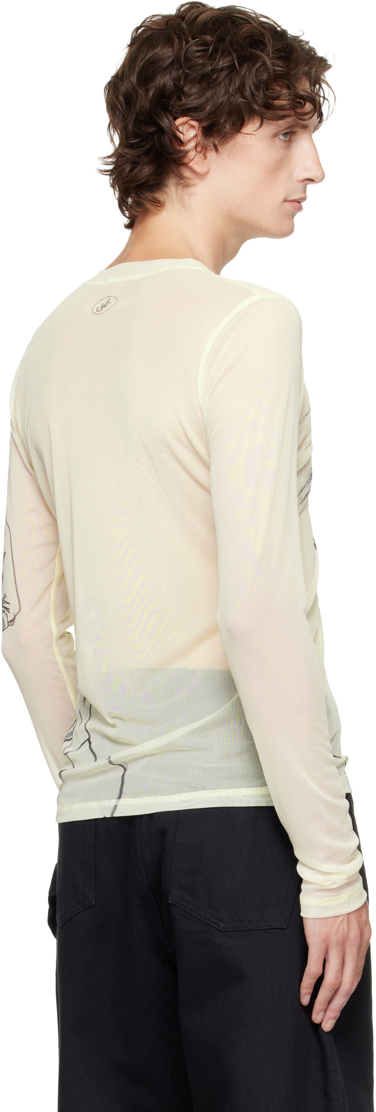 JW Anderson Off-White Long Sleeve Underpinning T-shirt JW