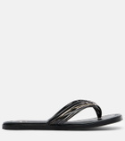 Sacai Leather thong sandals