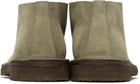 Drake's Beige Crosby Moc-Toe Chukka Boots