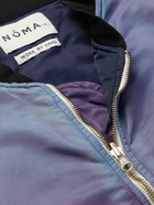 NOMA t.d. - Garment-Dyed Cotton-Twill Bomber Jacket - Purple