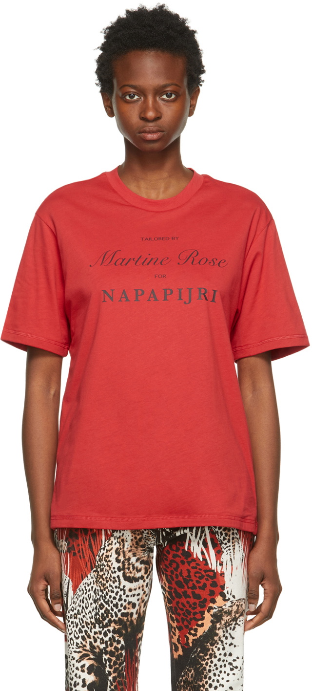 Napa By Martine Rose Homme Cotton T-shirt Ivory Size M