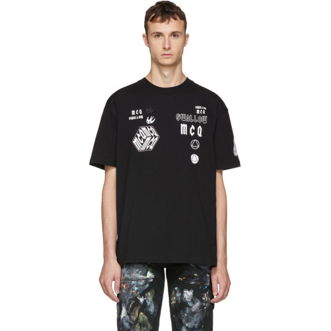 Photo: McQ Alexander McQueen Black Swallow T-Shirt