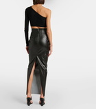 Rick Owens One-shoulder cotton crop top