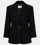 Saint Laurent Wool-blend tweed jacket