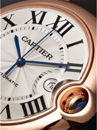 Cartier - Ballon Bleu de Cartier Automatic 42mm 18-Karat Pink Gold and Alligator Watch, Ref. No. CRWGBB0017