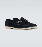 Gucci Horsebit suede loafers