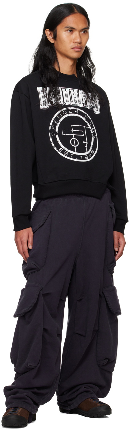 SPENCER BADU Black 'Badhaus' Sweatshirt