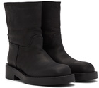 Ann Demeulemeester Black Billie Boots