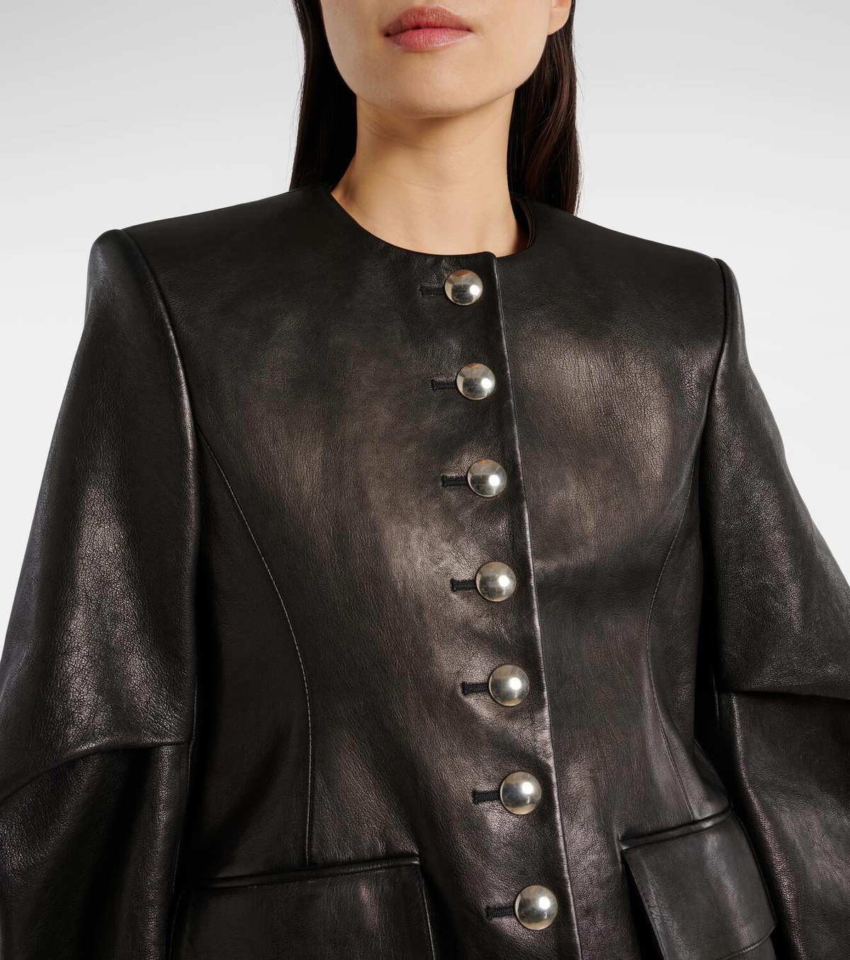 Khaite Darlman leather jacket Khaite