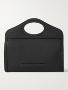 BURBERRY - Leather-Trimmed Rubber Messenger Bag