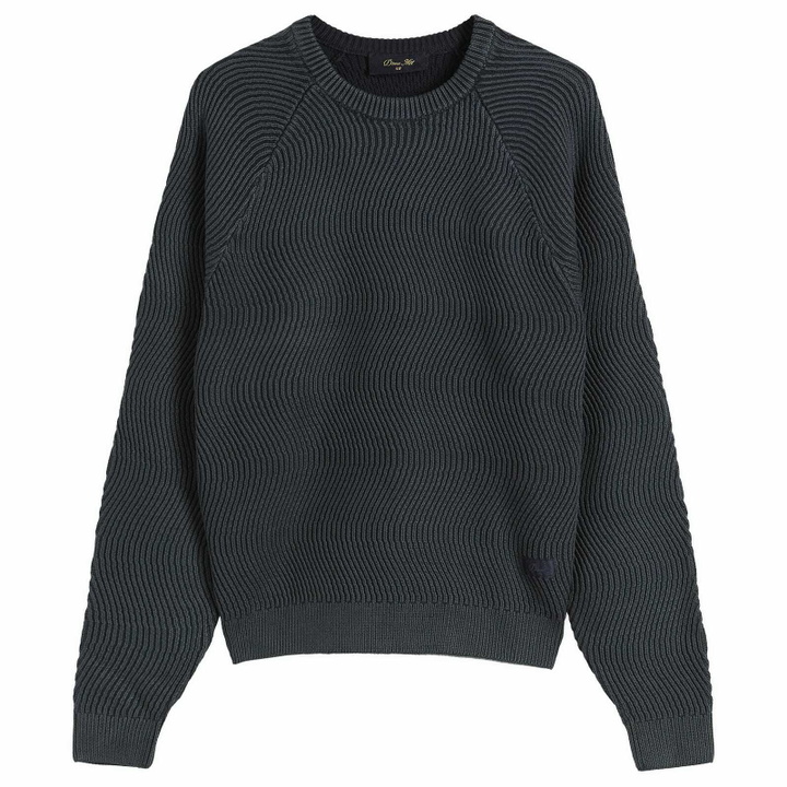 Photo: Dime Women's Wave Knit Sweater in Navy