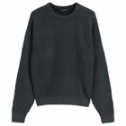 Dime Women's Wave Knit Sweater in Navy