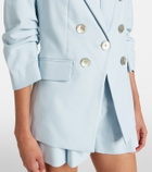 Veronica Beard Tomi Dickey twill single-breasted blazer