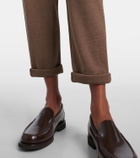 Brunello Cucinelli Embellished cotton-blend sweatpants