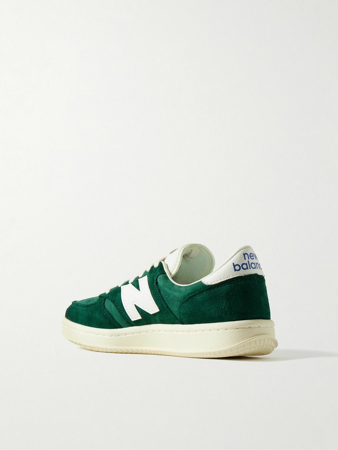 スニーカー New Balance T500 White Green Suede Sneaker New Balance T500 white/green suede sneaker | TheDoubleF