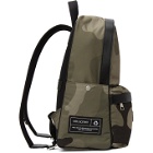 Neil Barrett Khaki Eco-Leather Camo Backpack
