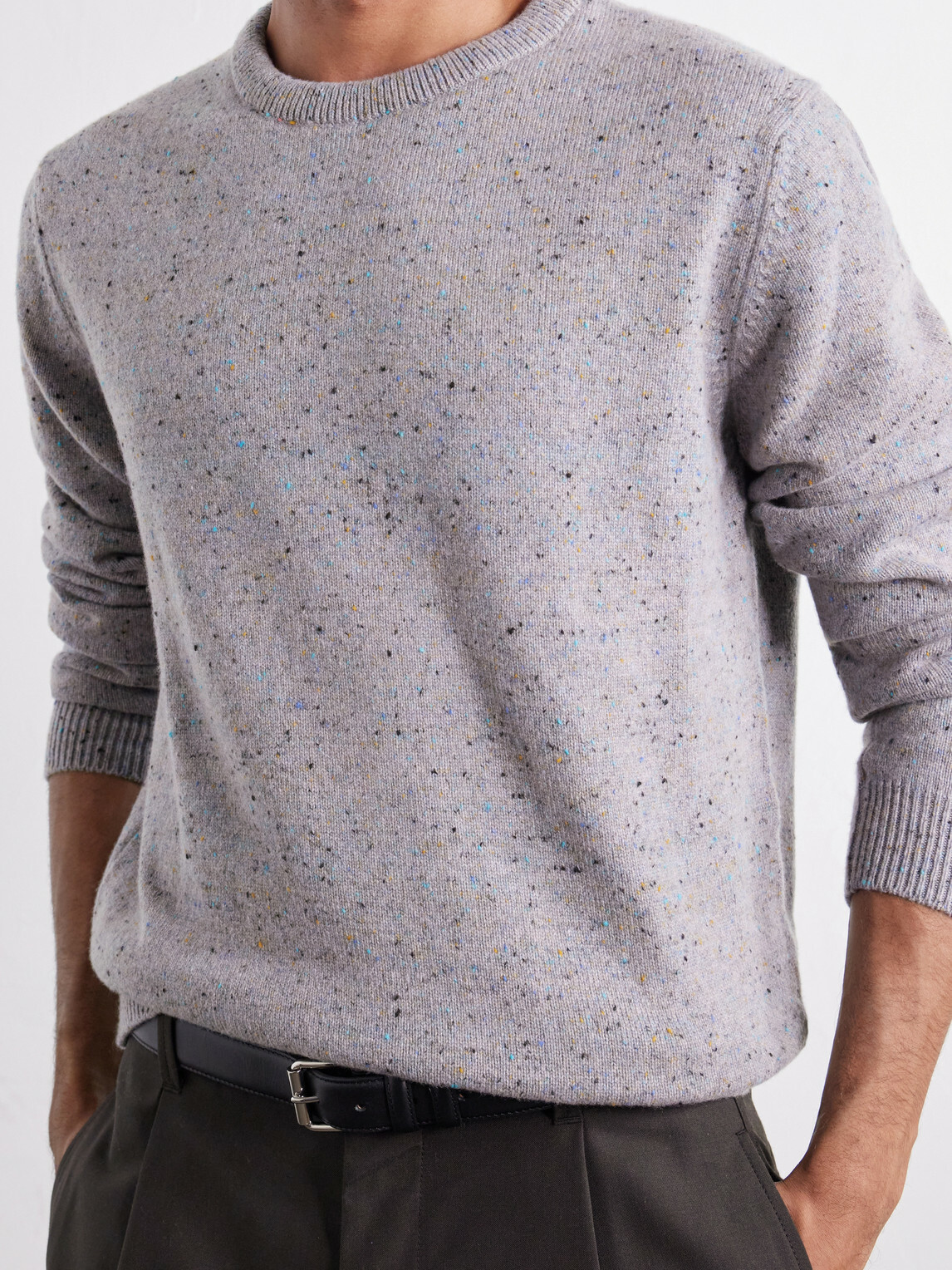 Begg & Co - Brennan Cashmere Sweater - Gray