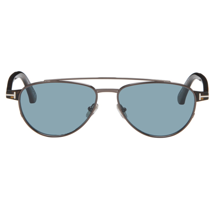 Photo: TOM FORD Gunmetal Anthony Sunglasses