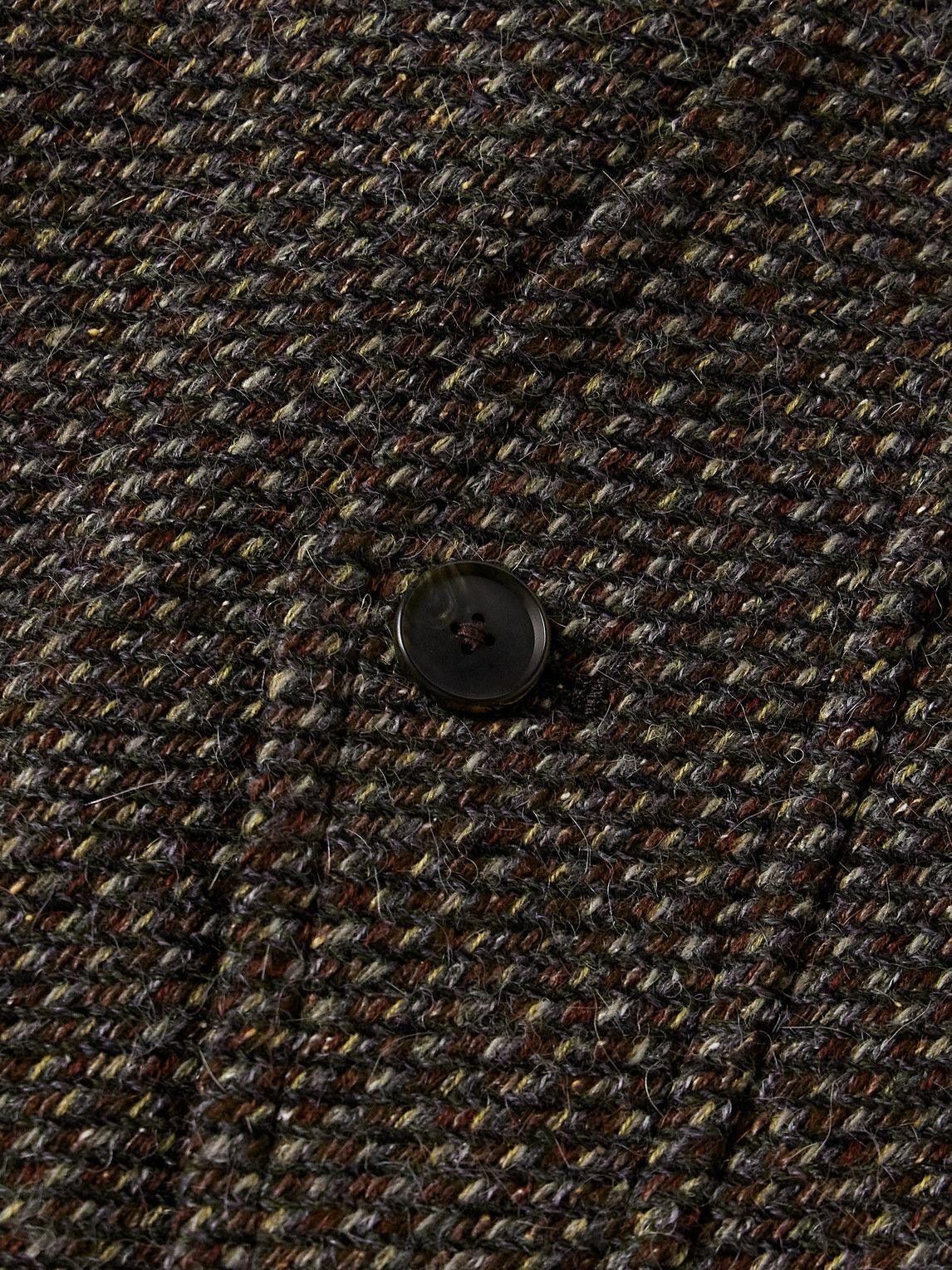 Auralee - Wool, Alpaca and Silk-Blend Tweed Bomber Jacket - Brown