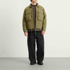 C.P. Company Men's Garment Dyed Quilted Jacket in Capers