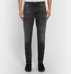 Nudie Jeans - Lean Dean Slim-Fit Organic Stretch-Denim Jeans - Men - Gray