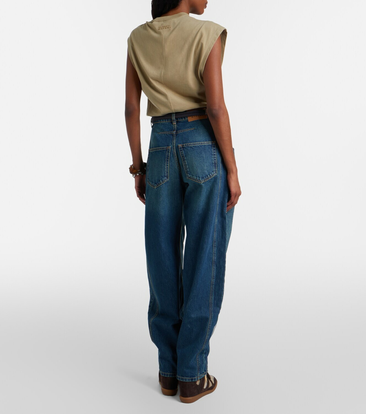 Isabel Marant Lishaga barrel-leg jeans