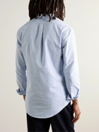 Polo Ralph Lauren - Slim-Fit Button-Down Collar Striped Cotton Oxford Shirt - Blue