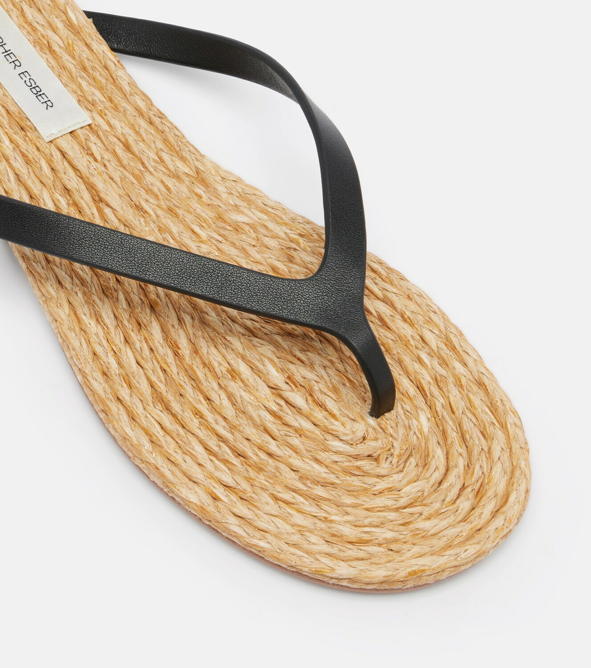 Christopher Esber Palma leather thong sandals