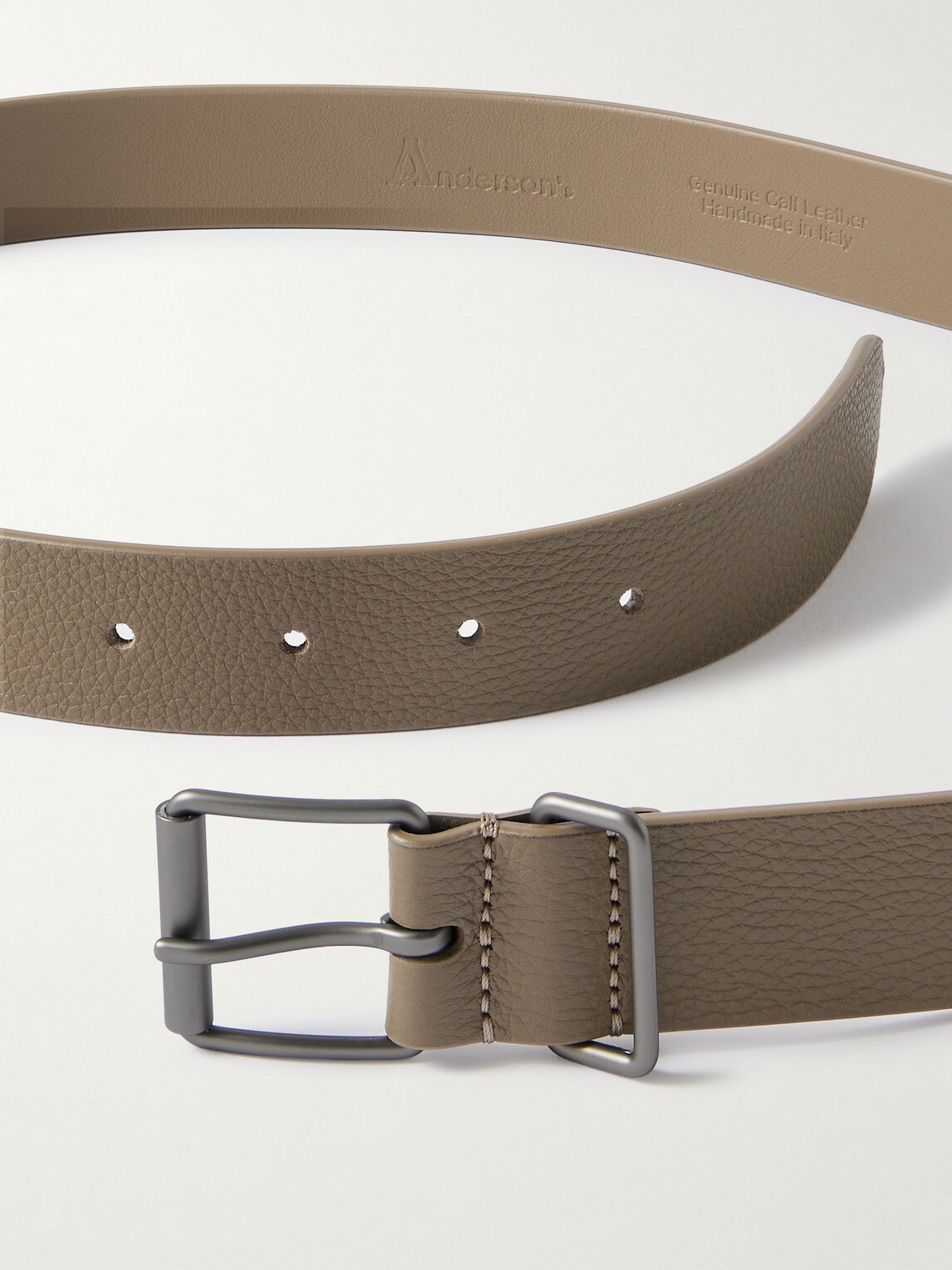 Anderson's - 3cm Full-Grain Leather Belt - Brown