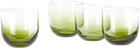 Tom Dixon Green Tank Whiskey Glasses Gift Set, 4 pcs