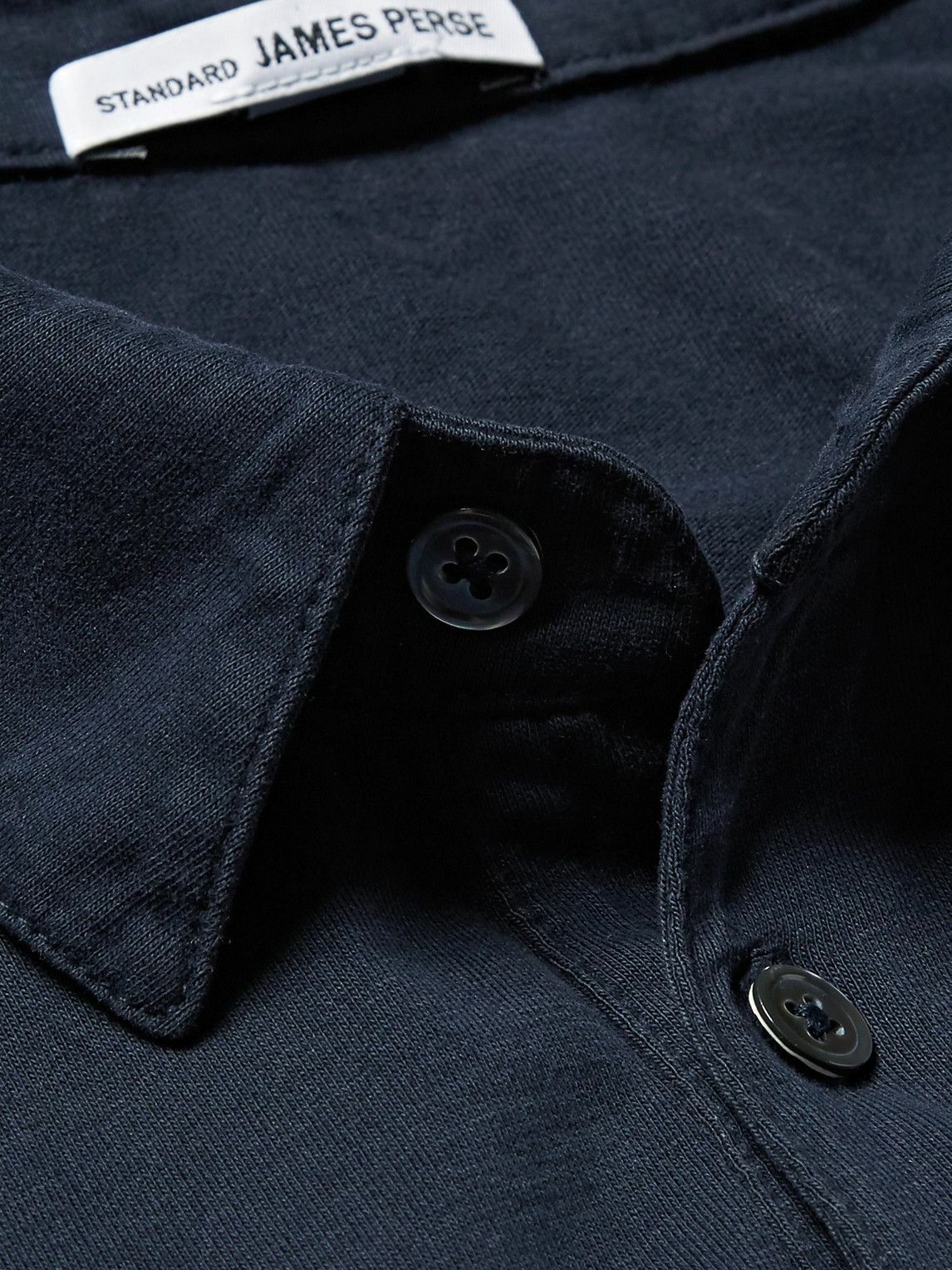 James Perse - Supima Cotton-Jersey Polo Shirt - Blue