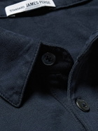 James Perse - Supima Cotton-Jersey Polo Shirt - Blue