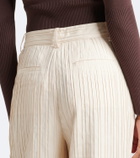 Simkhai Grace striped wide-leg pants