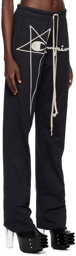 Rick Owens Black Champion Edition Dietrich Lounge Pants