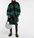 Moncler Genius - Ribbed-knit wool-blend down coat